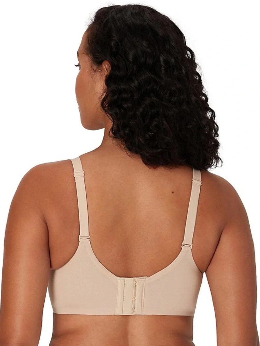 Bali Breathe Cotton Modal Wireless T-Shirt Convertible Bra DF7594 Size Large